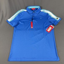 Redvanly Golf Shirt Polo Sleeve Logo Sevigne Medium Marine Polyester MSRP 110