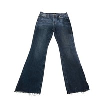 Judy Blue Bootcut Jeans Size 13/31 Medium Wash Raw Hem Stretch Denim
