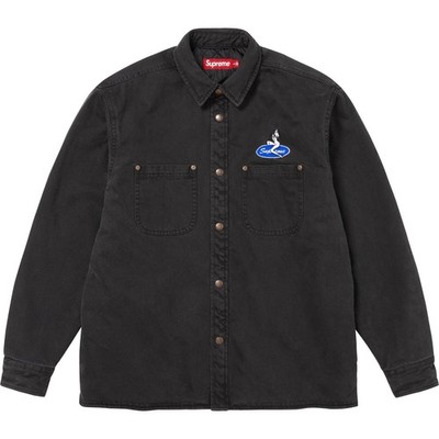 Supreme Quilted Lined Denim Snap Shirt 4colors 26SS | eBay