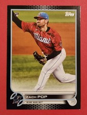 Zach Pop 2022 Topps S1 108 Black #'d 66/71 RC M Marlins Toronto Mets Mariners