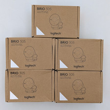 Logitech Brio 305 Full HD 1080P Webcam W/Privacy Shutter 960-001453 Lot of 5