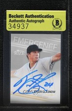 BAS 2013 Leaf Rize Emergence Tyler Glasnow #EM-6 Authentic Auto 3c7