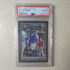 2022 Panini Three and Two Black M.J. Melendez RC #2/8 PSA 8 POP 2 NONE HIGHER 🔥