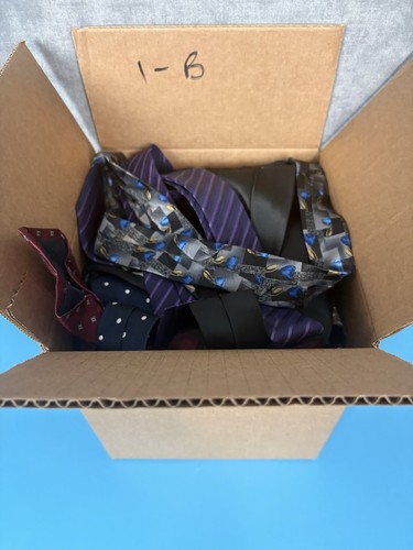 Men’s Neck Tie Lot 2+ Lbs Mixed Brands Silk Polyester Assorted Reseller Bulk