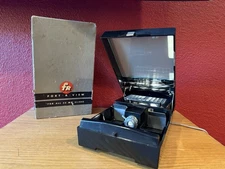 Port A View Portable Slide Viewer with Original Box 35 MM SLIDES Works Great