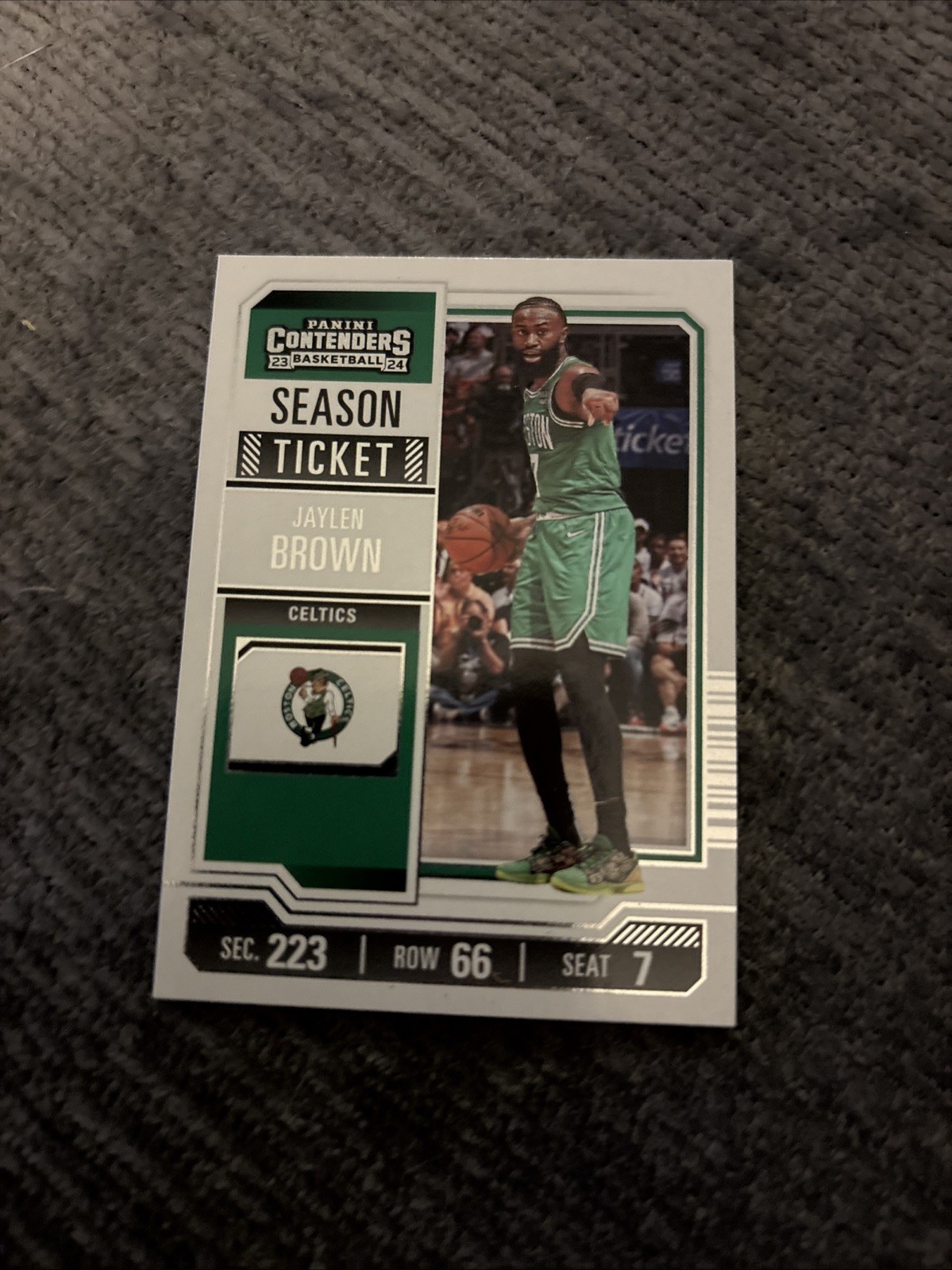 2023-24 Panini Contenders - Season Ticket Jaylen Brown #72 Retail