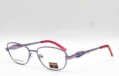 NEW GOTHAN STYLE STAINLESS 27 SHINY PURPLE AUTHENTIC EYEGLASSES 54-16