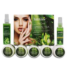 Green Tea Facial Kit 250gm + Toner 150ml + Serum 150ml Ultimate Glow Kit CA
