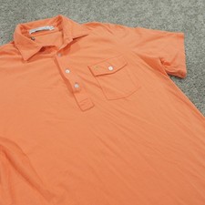 Criquet Shirt Mens Medium Performance Golf Polo Short Sleeve Organic Cotton