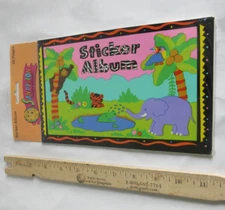 Vtg Sandylion Sticker Album Jungle Tiger Lion Elephants New