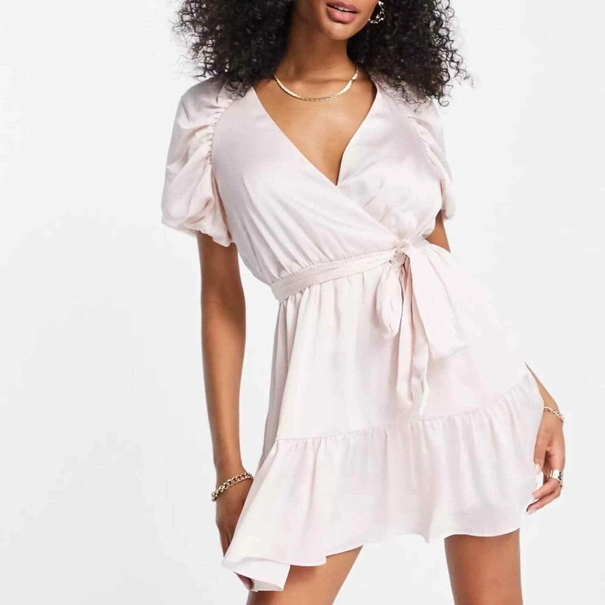 Ted baker white ruffle dress cheap