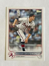 2022 TOPPS TUCKER DAVIDSON #624 PITCHER ATLANTA BRAVES BASEBALL CARD