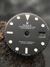 #1387 ORIGINALE ROLEX EXPLORER 2 OYSTER PERPETUAL 16570 16550 QUADRANTE DIAL