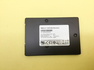 MZ-QLB1T90 Samsung PM983 Series 1.92TB NVMe PCIe Gen3 2.5'' U.2 SSD