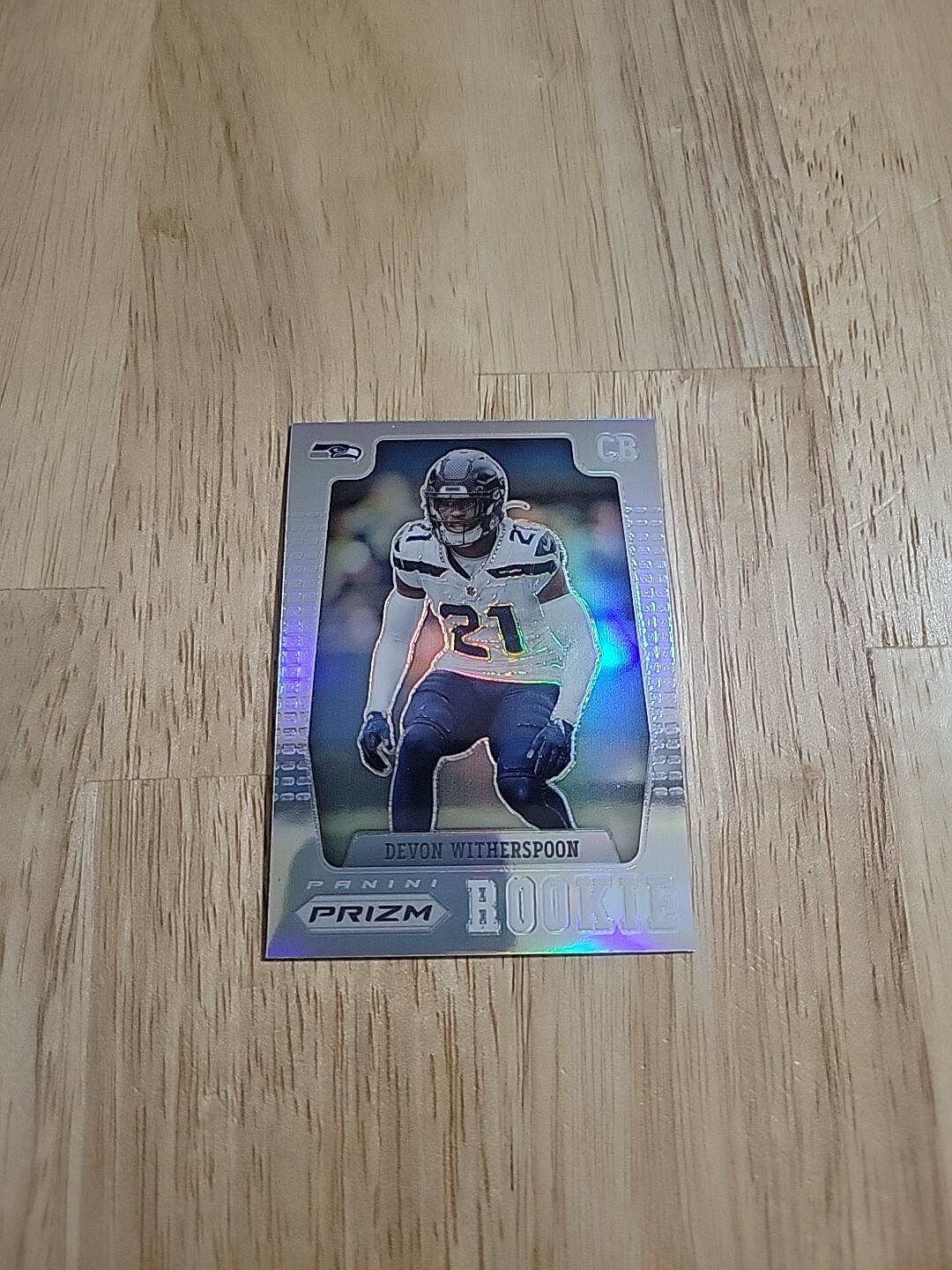 2023 Prizm DEVON WITHERSPOON Silver Prizm Flashback #PFR-5 Rookie Seahawks SP