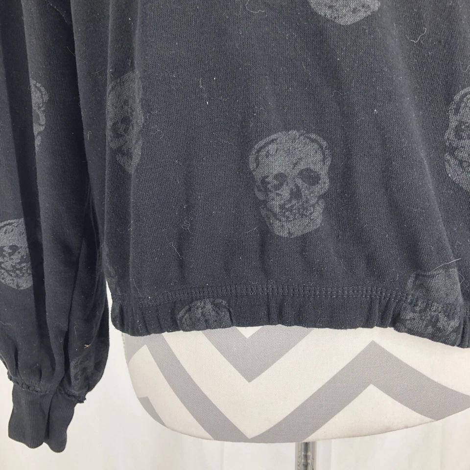 Pulôver moletom vintage Havana feminino caveira tamanho pequeno - Imagem 3 de 4