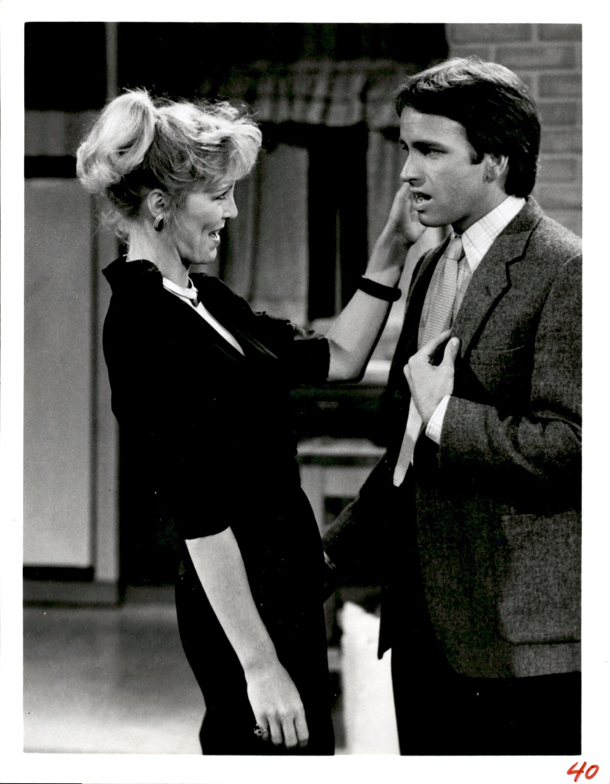 BR50 1983 Rare Orig Photo JOHN RITTER JOANNA KERNS Three's Company Jack