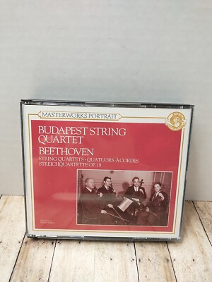 Beethoven Early String Quartets, Op. 18; Budapest Quartet; Sony Masterworks Mono