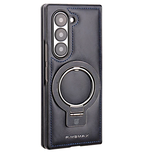 Luxury Leather Magnetic Invisible Stand Shockproof Case for Samsung Z Fold 6/5/4 - Photo 13 sur 22