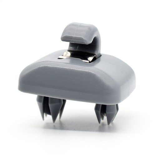 2PCS For Audi A3 S3 RS3 A5 S5 RS5 RS4 Q3 Q5 Gray Sun Visor Clip Hook 8U0857562A - Picture 2 of 5
