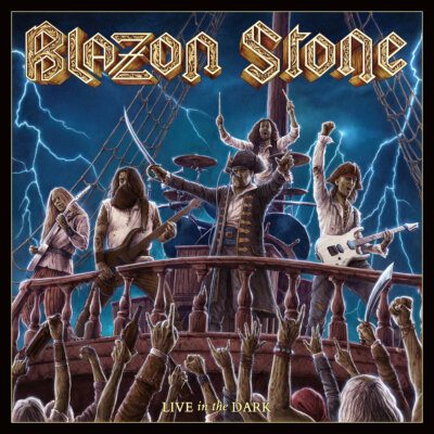 BLAZON STONE - Live in the Dark (NEW*LIM.CD*SWE HEAVY METAL*RUNNING WILD)