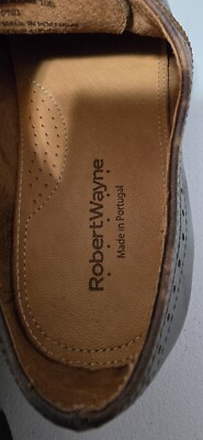 Robert Wayne Mens 10 D Shoes Utah Derby Brown Leather Lace  display picture 1