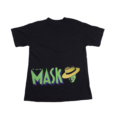 90s Vintage The Mask Mens T Shirt 1994 Movie Promo Jim Carrey Size