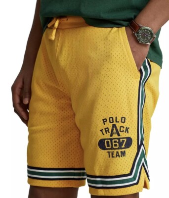 パンツ POLO RALPH LAUREN BEAMS Gold Logo Shorts Men's Polo Ralph Lauren Track Team Athletic 8