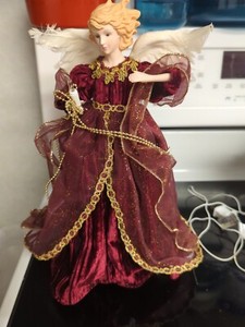 Traditions Angel Tree Topper Item 45239 Christmas in Box