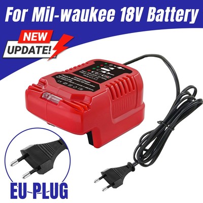 LadegeräT für Mil-waukee 18V Lithium Batterie Battery Charger für Power Tool DA
