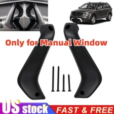 2PCS Interior Front Door Pull Handles For Ford Fiesta 2011-2020 Manual Window