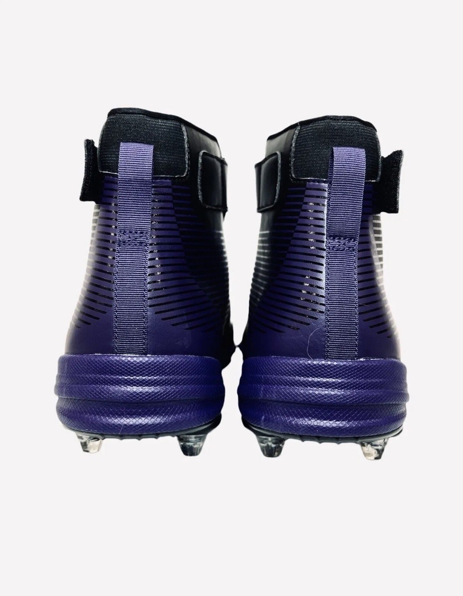 Under Armour Nitro Football Cleats 4D Foam Black Purple  display picture 2