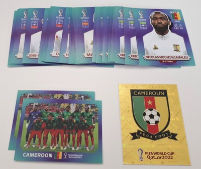 Panini FIFA Fussball-Weltmeisterschaft Katar 2022 - Standard Edition (blau 670) - Kamerun CMR