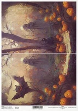 Halloween Forest | A4 Rice Paper | Paper for Decoupage | ITD Collection