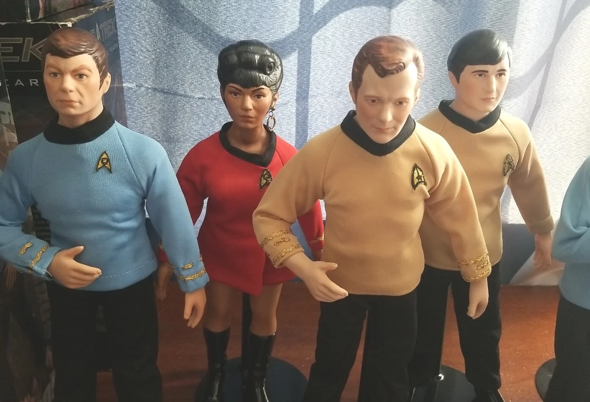 7 Star Trek Doll Collection 1988 Hamilton Porcelain Dolls COMPLETE