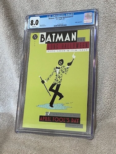 Batman The Long Halloween #7 CGC Graded 8.0 1997 D.C. Comics April Fool's Day