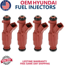 New X4 Oem Hyundai Fuel Injectors For 2013 Hyundai Elantra Coupe 2.0l I4