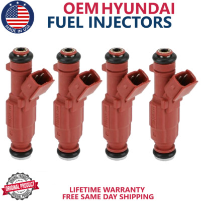 NEW x4 OEM HYUNDAI Fuel Injectors For 2014-2022 Kia Forte 1.6L/2.0L #35310-2E000