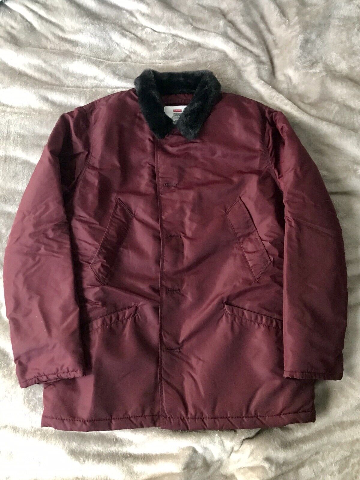 Supreme Burgundy B-9 Parka XL - image 2