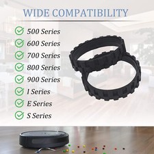 2 Piece No Slip Tire Treads For Irobot Roomba Wheels Series 500 600 700 800 900 2 Piece No Slip Tire Treads For Irobot Roomba Wheels Series 500 600 700 800 900