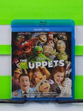 THE MUPPETS DISNEY JASON SEGEL AMY ADAMS CHRIS COOPER 2-DISC DVD BLU RAY