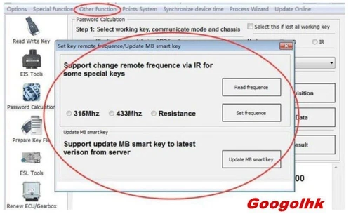 VVDI MB FBS3 BGA KeylessGo Smart Key 315/433MHZ for W204 W207 W212 W164 W166W221 - Picture 4 of 7