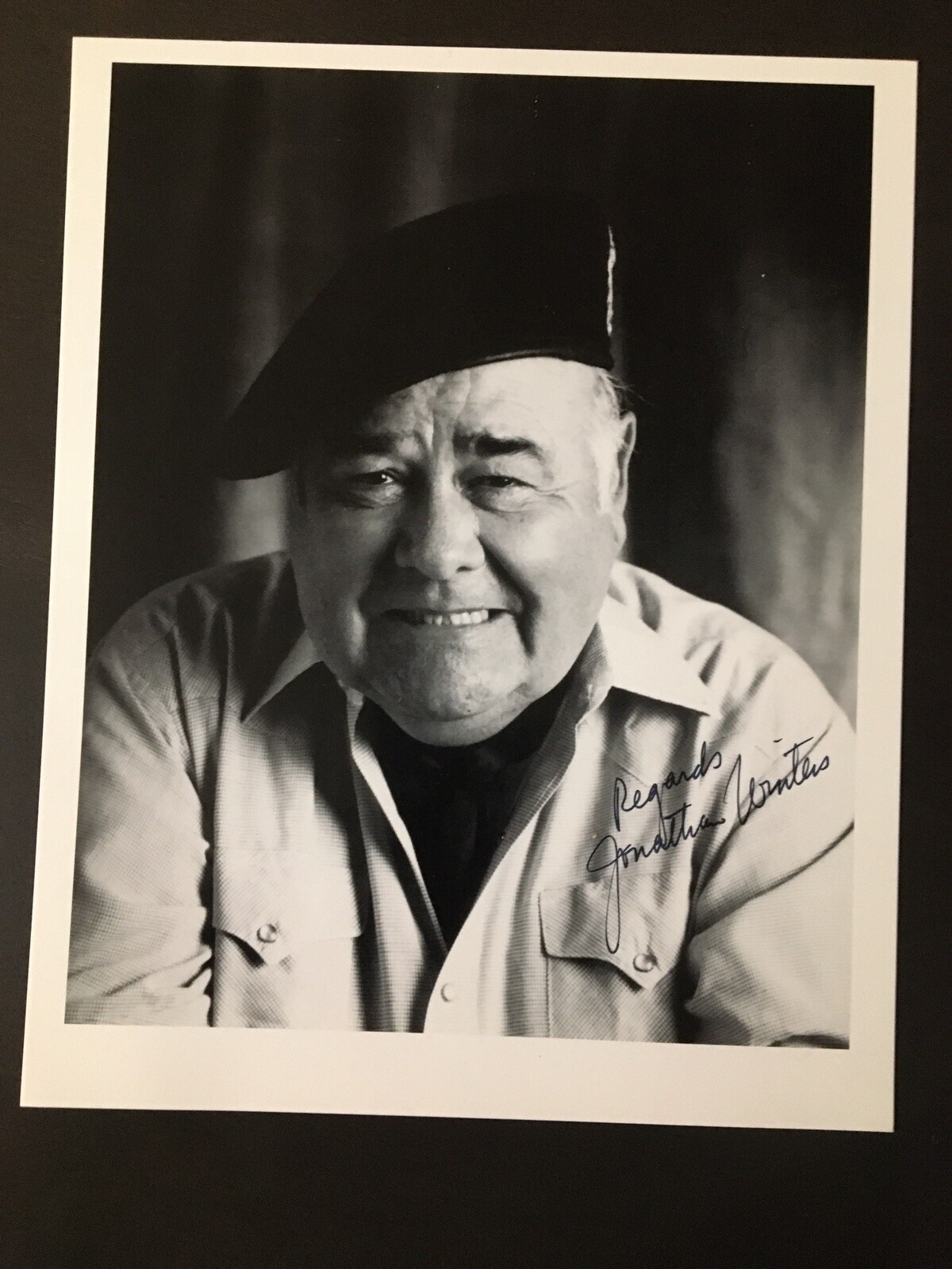 JONATHAN WINTERS  Hand Signed Autographed 8 X 10 PHOTO W/COA