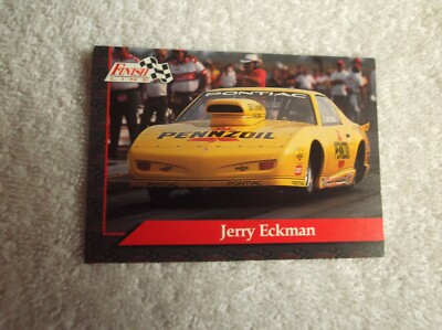 Finish Line: NHRA Winston Drag Racing ''JERRY ECKMAN'' #80 Trading Card 1993