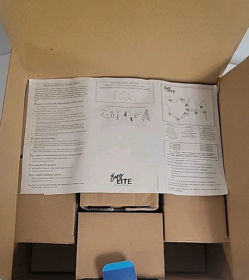 EUROFASE FX5M-04 5 СВЕТА FLEX ТРЕК НАБОР СЕТКИ ГОЛОВА ПЛАТИНОВЫЙ ПОТОЛОЧНЫЙ СВЕТ - Изображение 4 из 4