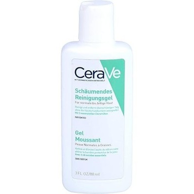 CeraVe Foaming Cleanser 88ml Normal Oily Skin Fragrance-Free Face Wash