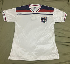 England Football Home Jersey 1980-1983. Score Draw Replica Medium. New, unworn