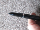 c1956 PARKER 41 BLACK BRUSHED STEEL AEROMETRIC FOUNTAIN PEN & PENCIL SET USA — photo 9