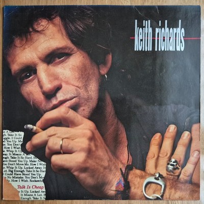 Keith Richards (The Rolling Stones)   Talk Is Cheap - 1988 LP + OIS GER VG++