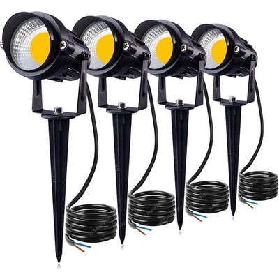 SUNVIE 12W LED Landscape Lighting Low Voltage (AC/DC 12V) Waterproof Garden Path
